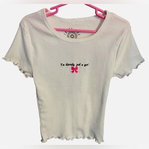 Top Girls “I’m Literally Just A Girl” Size Medium New